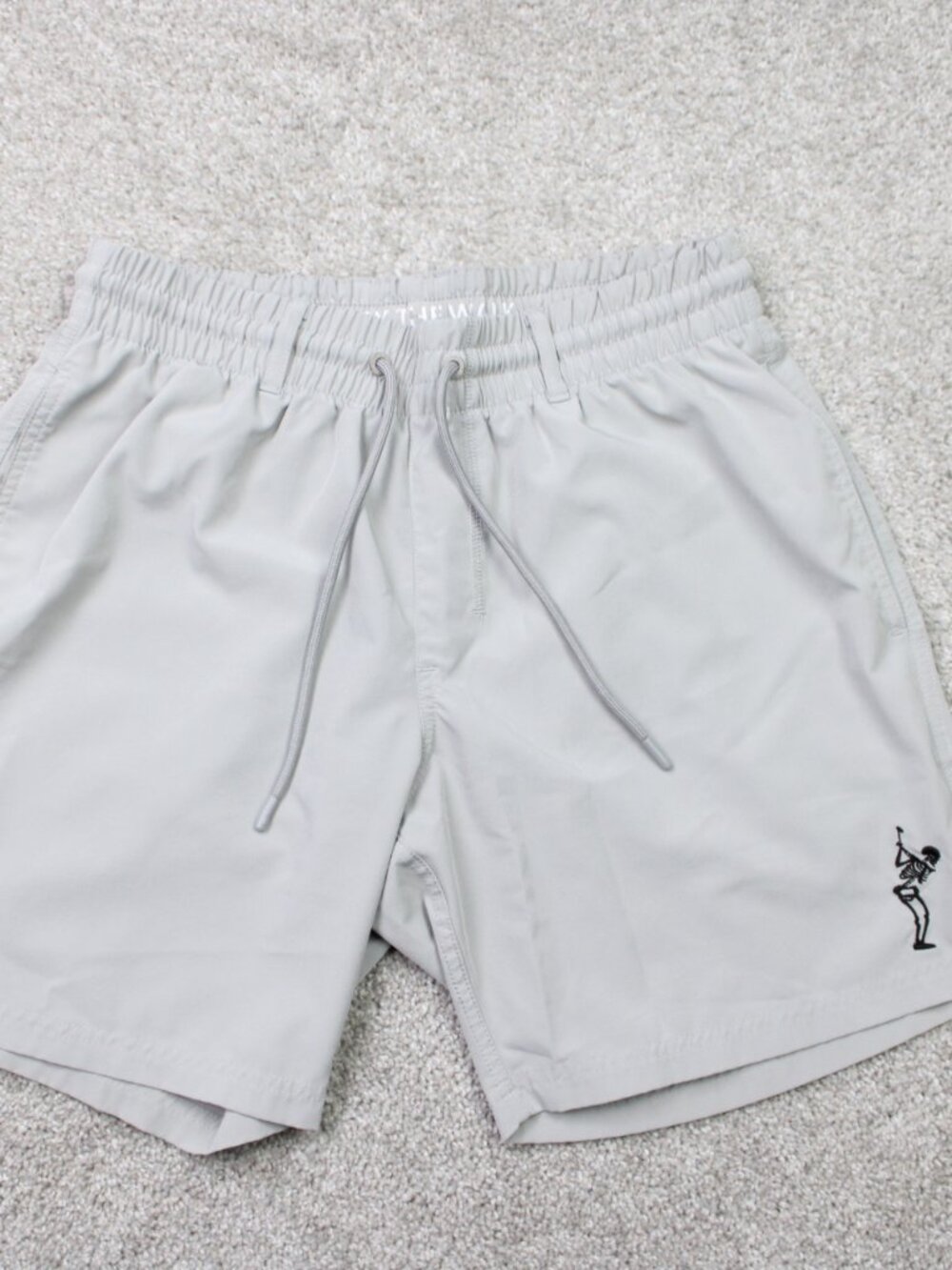 True Linkswear Shorts Mens Medium Gray Skeleton 7" Mesh Lined Golf & Leisure
